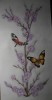 Butterfly with cherry blossom
