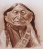 Sitting Bull(pasztel)