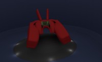 3D SuperSonic Flying Robot Rabbit